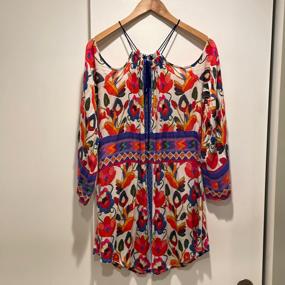Nanette Lepore size M off-the-shoulder beach cover-up. Very soft, hangs well.